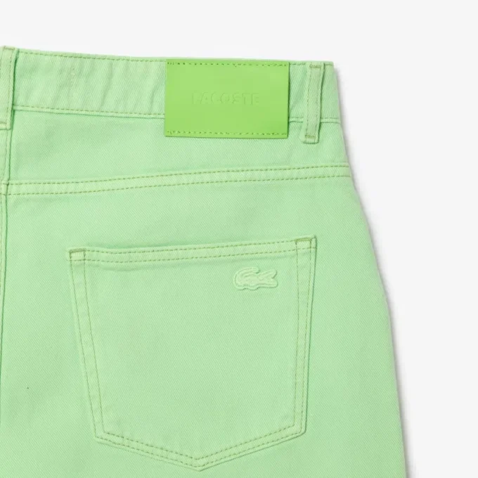 Jean en denim de coton à coupe droite pour homme