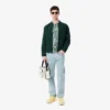 Jean en denim imprimé coupe droite pour homme