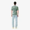 Jean en denim imprimé coupe droite pour homme