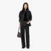 Jean en denim à jambes larges pour femme Jean en denim à jambes larges pour femme