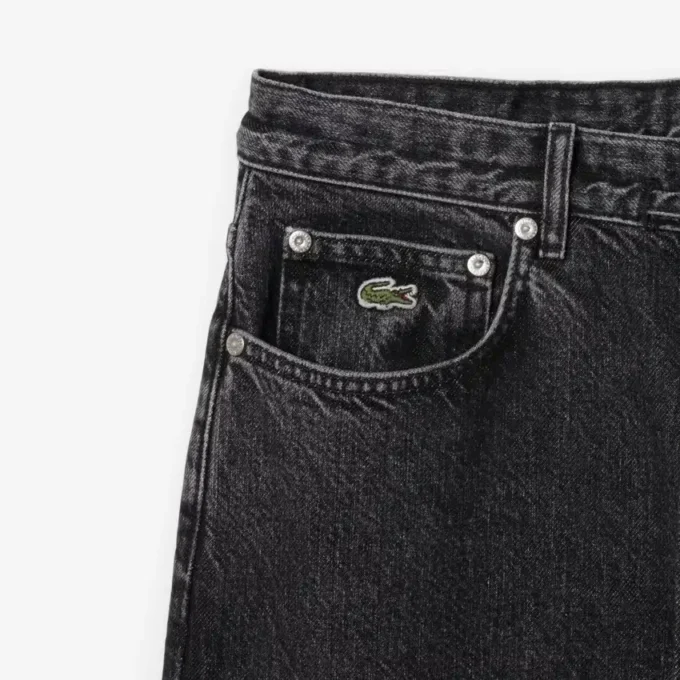 Jean en denim à jambes larges pour femme Jean en denim à jambes larges pour femme