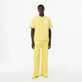 Jean en denim à jambes larges pour homme