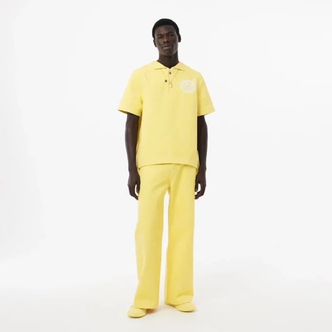 Jean en denim à jambes larges pour homme