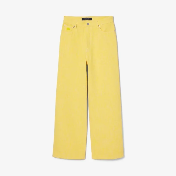Jean en denim à jambes larges pour homme