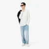 Jean indigo 5 poches coupe droite pour homme
