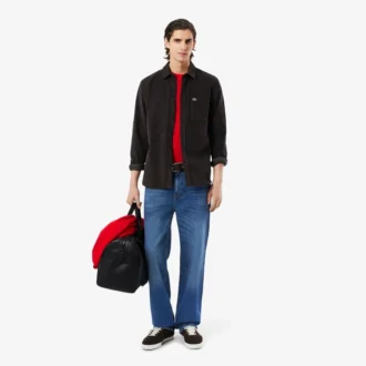 Jean indigo 5 poches coupe droite pour homme