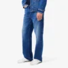 Jean indigo 5 poches coupe droite pour homme Jean indigo 5 poches coupe droite pour homme