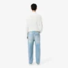 Jean indigo 5 poches coupe droite pour homme