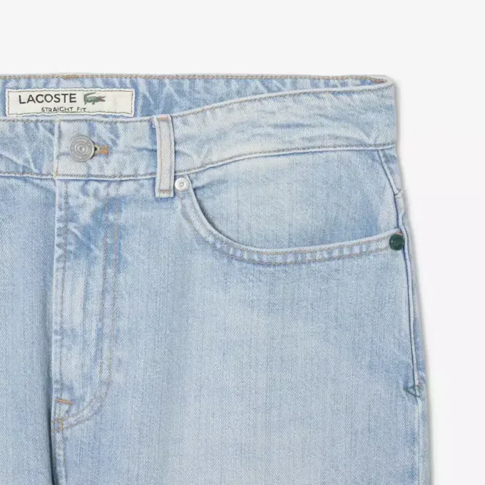 Jean indigo 5 poches coupe droite pour homme