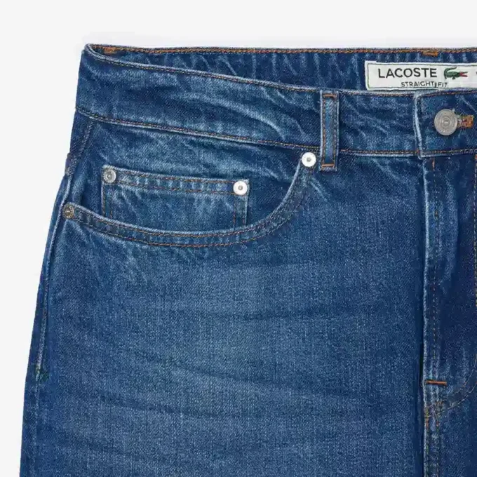 Jean indigo 5 poches coupe droite pour homme Jean indigo 5 poches coupe droite pour homme