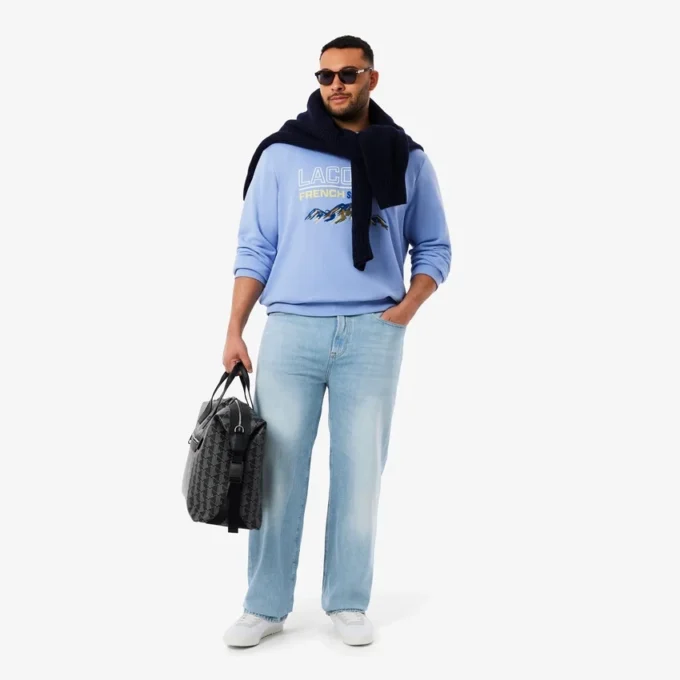 Jean indigo 5 poches coupe droite pour homme