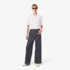 Jean selvedge à jambes larges pour homme