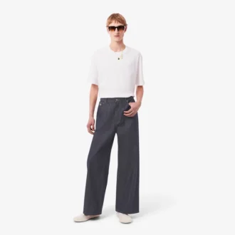 Jean selvedge à jambes larges pour homme