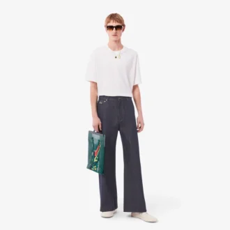 Jean selvedge à jambes larges pour homme