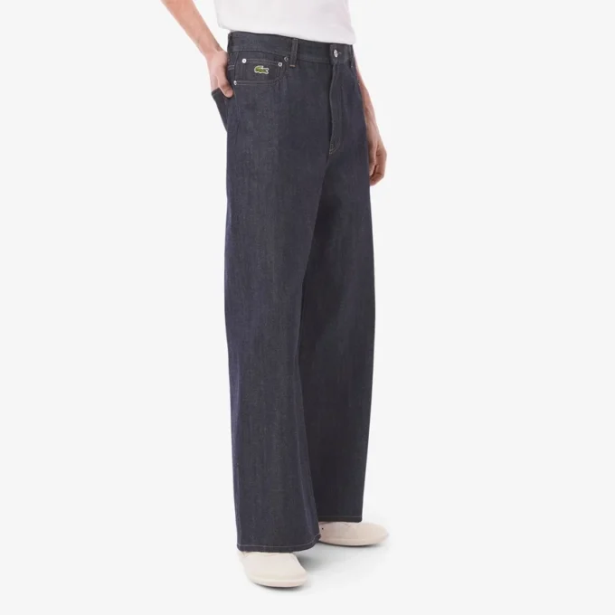 Jean selvedge à jambes larges pour homme