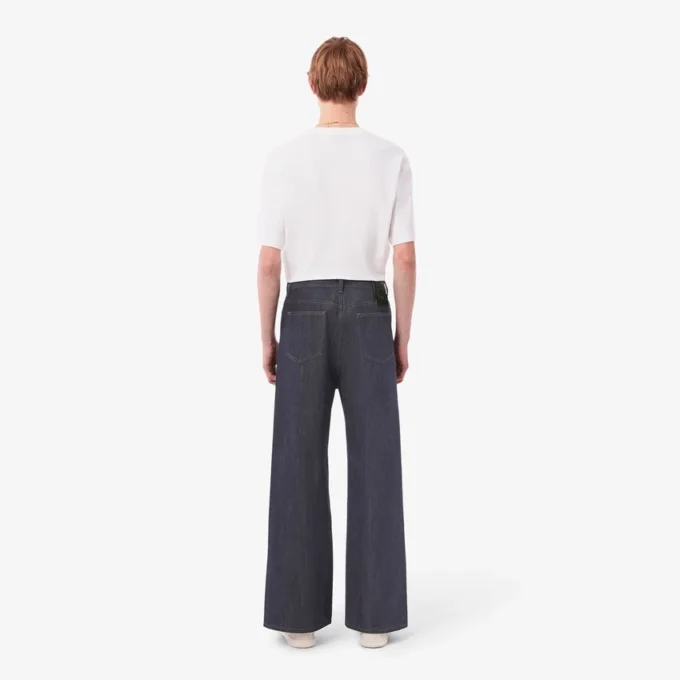 Jean selvedge à jambes larges pour homme