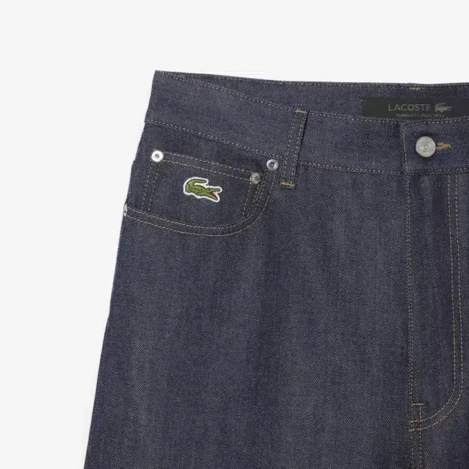 Jean selvedge à jambes larges pour homme