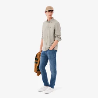 Jean slim 5 poches indigo pour homme