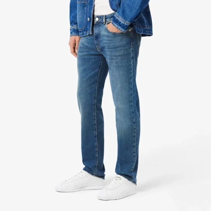 Jean slim 5 poches indigo pour homme Jean slim 5 poches indigo pour homme
