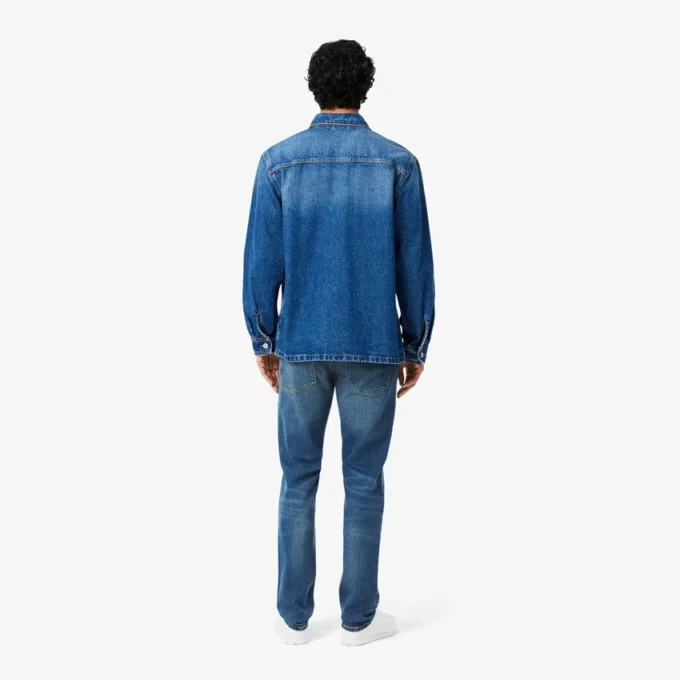Jean slim 5 poches indigo pour homme Jean slim 5 poches indigo pour homme