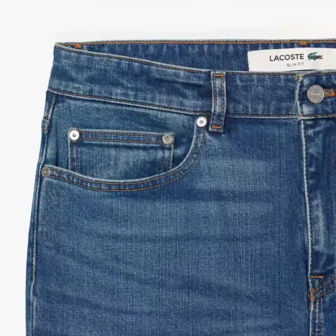 Jean slim 5 poches indigo pour homme Jean slim 5 poches indigo pour homme