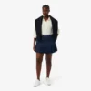 Jupe courte plissée en laine mélangée pour femme Jupe courte plissée en laine mélangée pour femme