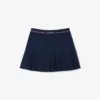 Jupe courte plissée en laine mélangée pour femme Jupe courte plissée en laine mélangée pour femme