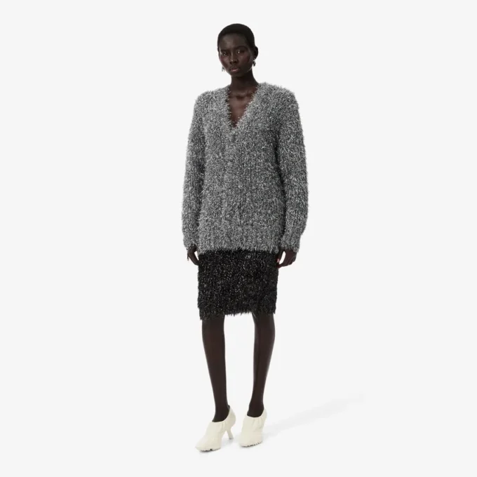Jupe en maille lurex Runway Jupe en maille lurex Runway