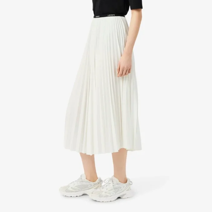 Jupe longue plissée pour femme