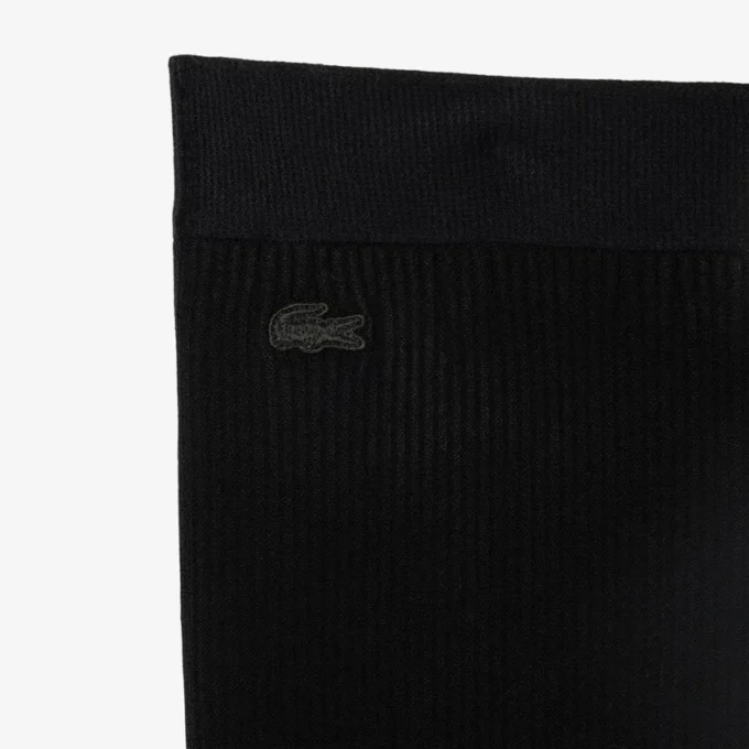 Jupe midi côtelée 3D pour femme