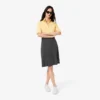 Jupe midi plissée en flanelle pour femme Jupe midi plissée en flanelle pour femme