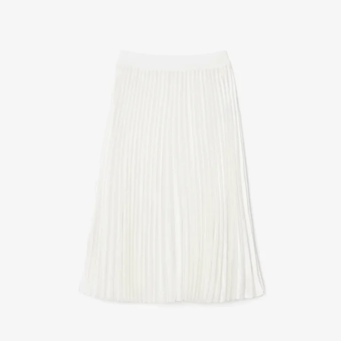 Jupe midi plissée en satin pour femme Jupe midi plissée en satin pour femme