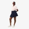 Jupe plissée courte en coton stretch pour femme Jupe plissée courte en coton stretch pour femme