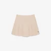 Jupe plissée courte en coton stretch pour femme Jupe plissée courte en coton stretch pour femme
