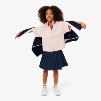 Jupe plissée doublée pour fille