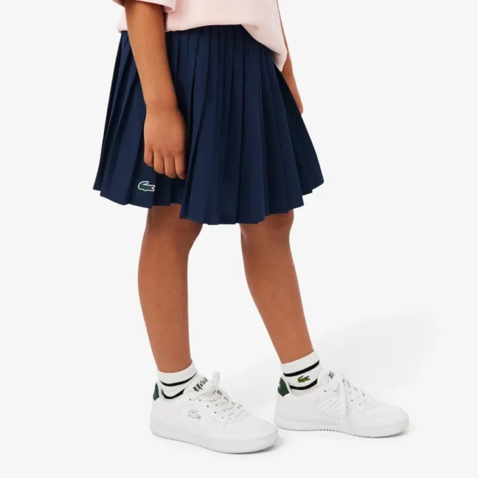 Jupe plissée doublée pour fille