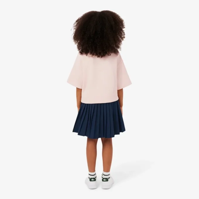 Jupe plissée doublée pour fille
