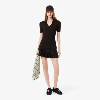 Jupe plissée en coton