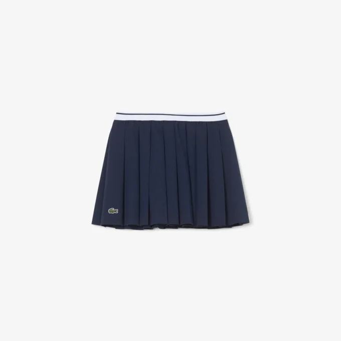Jupe plissée en coton Oxford Jupe plissée en coton Oxford