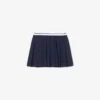 Jupe plissée en coton Oxford Jupe plissée en coton Oxford