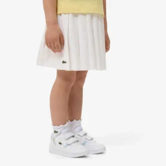 Jupe plissée en coton Oxford