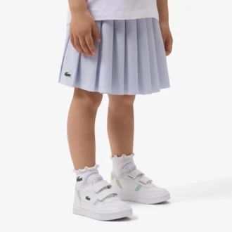 Jupe plissée en coton Oxford