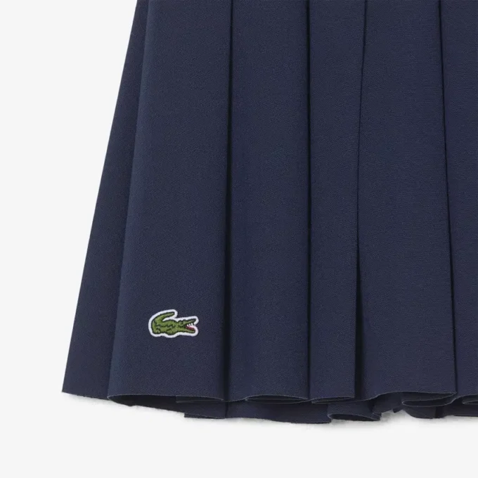 Jupe plissée en coton Oxford Jupe plissée en coton Oxford