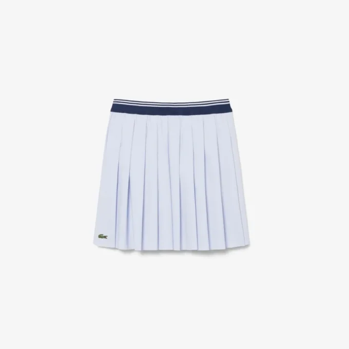 Jupe plissée en coton Oxford Jupe plissée en coton Oxford
