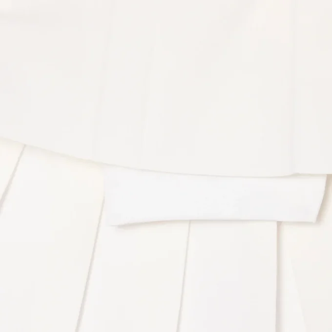 Jupe plissée en coton Oxford Jupe plissée en coton Oxford