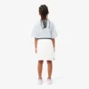 Jupe plissée en coton Oxford pour fille
