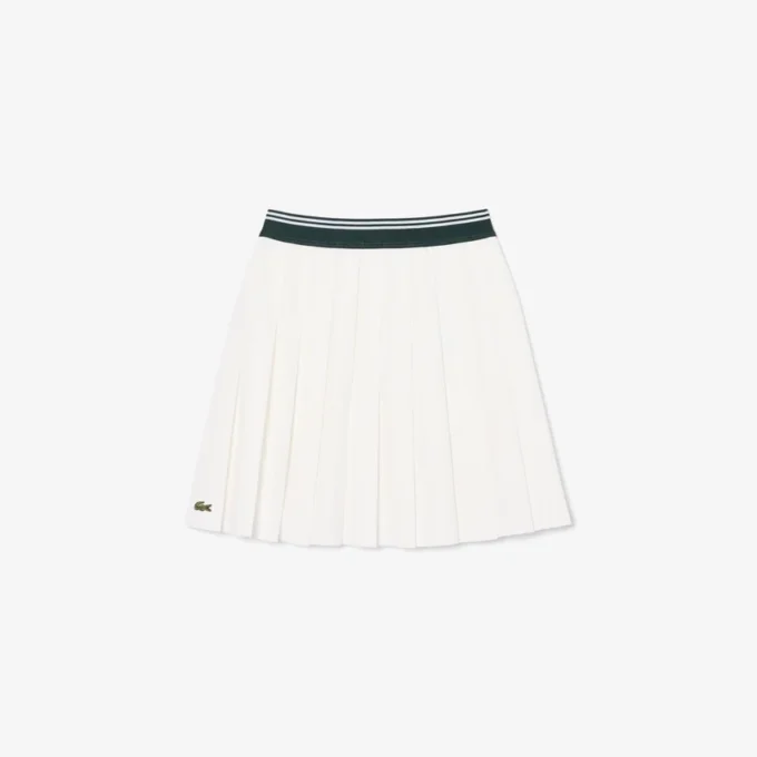 Jupe plissée en coton Oxford pour fille