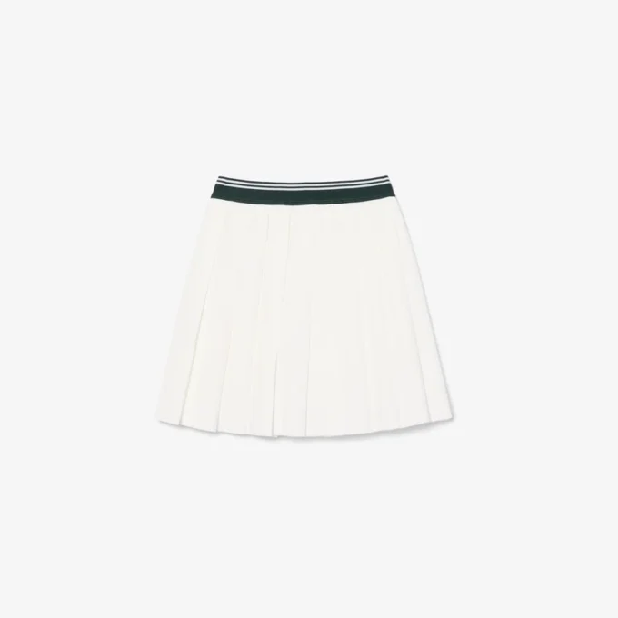 Jupe plissée en coton Oxford pour fille