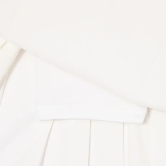 Jupe plissée en coton Oxford pour fille