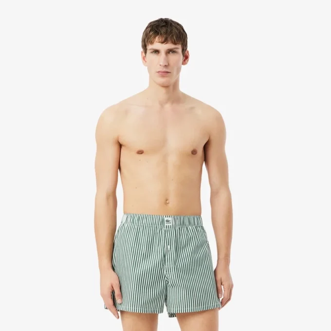 Lot de 2 boxers en popeline de coton